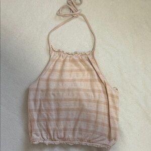 AEO Striped Halter Top